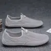 Zapatos de Hombre Verano Malla Tejida tipo Fly Malla Deportivos y de Ocio Suela Fina Zapatos de Malla Trabajo de Hombre Suela Blanda Ligeros Protección Laboral Zapatos Casuales
