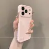 Adequado para Apple 18 Pro Max e iPhone 18 Pro; capa de celular rosa, fofa e feminina com um pequeno design de urso