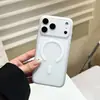 Adecuado para funda magnética de teléfono Apple 17, cubierta protectora ultra delgada mate tipo piel, funda magnética anticaídas para iPhone 16