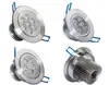 Luminária de teto led 3W5W dimerizável luminária de teto alta potência spot embutido para trilho led Downlight spot de teto