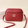 Bolsa Mãe Simples Feminina 2023 Nova Moda Verão Feminina Bolsa de Ombro Crossbody Bag Soft Leather Small Bag
