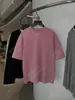 [Recomendación Principal] Yuran 26 Nueva Colección Primavera/Verano Algodón Orgánico Lavado con Enzimas Estilo Vintage Camiseta Oversize de Manga Corta