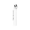 Cuchara Mezcladora de Acero Inoxidable 304 Cuchara Lingote Cuchara Extendida Dorada para Pastel Postre Cuchara Creativa para Café Logotipo Venta al por Mayor