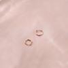 Aretes Mobius de Plata Esterlina S925 Aretes de Hilo 2022 Nuevos Aretes ins Adolescente Aretes Femeninos