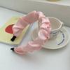 Diadema de estilo coreano con perforaciones en caliente, diadema de ala ancha con parte superior de cráneo alto, temperamento de alta sensibilidad, cueva para el cabello, lavado de cara, paquete de sombreros para el cabello