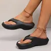 Chanclas Populares para Mujer para Uso al Aire Libre, Sandalias de Playa de Eva a la Moda, Chanclas de Dedo con Tira Cruzada para Dropshipping Transfronterizo