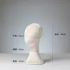 Soporte de Exhibición de Sombrero con Peluca de Cabeza de Colorido, Sombrero, Collar, Bufanda de Seda, Veleta, Cabeza de Maniquí de Espuma, Accesorios que se Pueden Insertar con Pines