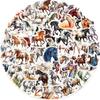 60 pegatinas de caballos pintadas a mano, para equipaje, taza de agua, scooter, cuenta de mano, cuaderno, pegatinas impermeables, venta al por mayor