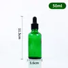 Botellas dispensadoras de esencia cosmética líquida portátiles al por mayor del fabricante, Botellas vacías, Botellas gotero de vidrio ámbar transparente para aceites esenciales