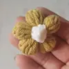 Broche de Flor Fofo Flor de Lã Tricotada Pinos Joias Roupas Bolsa Flor Pom Pom Pingente Corsage Acessórios