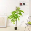 Bambú Nandina Artificial Sala de Estar Interior Estilo de Lujo de Alta Gama Flor Grande Falsa Planta Artificial Decoración en Maceta Flor