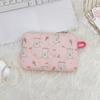 411162 Bolsa de Cosméticos Acolchada de Dibujos Animados Bolsa de Almacenamiento de Objetos Pequeños Clutch Monedero Bolsa de Almacenamiento Mini