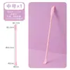 Cuchara dosificadora cosmética, espátula de silicona, emulsión acuosa, crema facial, base líquida para el cuidado de la piel, herramienta de botella mini, herramienta de cuchara pequeña