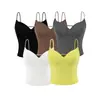 Camisola Sexy Estilo Americano sem Costas com Sutiã Embutido, Top Puro Desejo, Roupa Feminina com Bojos