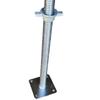 Suministro Soporte de Construcción de Base Ajustable Galvanizada Transfronteriza Soporte Base Hueca Ajustable Andamio Soporte Superior de Tornillo Soporte en U