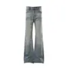 Jeans Acampanados Vintage Lavados Desgastados para Hombre, Pantalones Casuales de Pierna Ancha Hippie Modernos Cleanfit Ropa de Trabajo