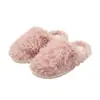 Puxi Zapatillas de Algodón de Conejillo de Indias de Dibujos Animados Gratis para Mujer Invierno Suela Gruesa Hogar Pareja Interior Felpa Calientes Zapatillas de Invierno