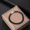 Pulseira Europeia e Americana Transfronteiriça de Zircônia Colorida 2,5*5mm Pulseira de Tênis da Moda Tendência para Homens e Mulheres Venda Direta da Fábrica