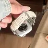 Correa de reloj de metal con estampado de gato de dibujos animados, compatible con Apple Watch Series 12, 11, 10 SE y Ultra
