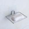 Porta Jabón de Acero Inoxidable sin Taladro Estante de Baño Cesta para Jabón Doble Capa con Drenaje Estante de Almacenamiento Multifuncional