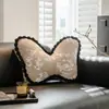 Almofada Borboleta Estilo Retro Francês 2026 Nova Almofada de Quarto de Luxo Almofada Decorativa para Sofá de Sala de Estar