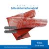 Folha de Borracha Natural em Estoque do Fabricante Lj, Impermeável e Resistente ao Desgaste, Folha de Borracha Flexível e Altamente Elástica, Vermelha Absorvente de Choque