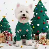 PETCIRCLE Ropa para Mascotas para Perros Pequeños y Cachorros, Linda Ropa de Casa Navideña para Mascotas Resistente al Frío de Otoño/Invierno con Cobertura Completa para el Vientre