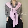 Chal de punto Primavera y Otoño Nuevo Estilo Coreano Gama Alta Oficina Protector de Cuello Chaleco Moda Versátil Ropa Exterior para Mujer Tendencia