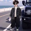 Jaqueta Leve de Algodão para Meninos 2026 Novo Estilo Roupas Acolchoadas Frescas de Outono/Inverno para Crianças Roupa Externa Quente para Bebês de Primavera/Outono