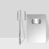 [Set de Maquillaje de Base de Tres Piezas] Brocha Plana para Base de Maquillaje Tipo Pala, Paleta de Base Paleta Anillo Artefacto de Maquillaje