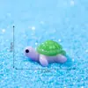 Micro Paisaje Linda Mini Tortuga Grano Moe Acuario de Peces Oceánicos Paisajismo Decoración DIY Accesorios Pequeños Adornos de Resina