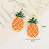 Aleación Mixta Colgante de Fruta Sandía Pera con Goteo de Aceite Accesorios para Joyería DIY Colgante para Bolso Llavero Materiales