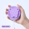 Taza de Agua Plegable, Taza Portátil para Exteriores, Taza Portátil de Viaje, Taza de Agua de Silicona Comestible, Vaso para Enjuague Bucal