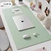 Alfombrilla de ratón extragrande de cuero de alta gama, alfombrilla de escritorio para teclado de computadora de oficina, alfombrilla de escritorio simple impermeable, personalizable