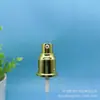 20/410 20 Dientes Transparente como Cubierta Aluminio Anodizado Dorado Cabeza de Bomba de Polvo Boca de Pollo de Tres Puntos Bomba de Loción Polvo Compacto Bomba de Miel