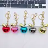 Accesorios pequeños de bricolaje transfronterizos, colgante de llavero de manzana galvanizado, colgante exquisito para mujer, llavero colgante pequeño al por mayor