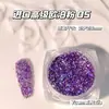 Luxo Leve Elegante Importado Delicado Brilhante Pó de Opala Joias para Nail Art Estilo Colorido Vibrante Lantejoula Rosa Brilhante Decoração para Unhas