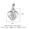 Mariposa Bebé Elefante Ojos Cobre Zircón Accesorios de Joyería DIY Estrella Luna Palma Pie Collar Pulsera Colgante Pequeño
