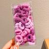 Color de primavera para niños dulce todo-fósforo banda elástica diadema tocado de niña pequeña goma elástica de alta elasticidad duradera no daña el cabello cuerda para el cabello