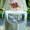 Bolsa de Salida para Mascotas Pequeñas Transfronteriza de Amazon Bolso de Hombro Portátil a Prueba de Viento Bolso Cruzado para Mascotas Jaula de Hámster Listo para Enviar