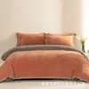 Conjunto de cama de alta qualidade para bebês em fleece de outono e inverno de Nantong, grau A, adequado para mães e bebês, com um conjunto de quatro peças feito de tecido macio de fleece de leite