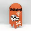 Halloween Transfronterizo Nuevos Colgantes de Madera Decoraciones Festivas Colgantes de Puerta Artesanías de Madera Colgantes de Halloween