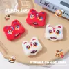 Lindo León de Peluche Despertando León Tang Estilo Chino Popular Broche Accesorios para el Cabello Accesorios Bolso Ropa Dibujos Animados Accesorios para Funda de Teléfono Móvil