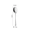 Venta al por mayor de Acero Inoxidable 304 Vajilla Doméstica Hotel Estilo Occidental Cuchara para Hielo 1010 Vajilla Occidental Set de Cuchillo, Tenedor y Cuchara para Steak