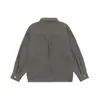 Yidao Vintage 2025 Otoño Nuevo Estilo Retro Japonés de Gama Alta Fresca Desgastada Holgada Solapa Chaqueta Casual para Hombre
