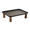 Soporte elevado para cuenco de gato, soporte elevado para cuenco de perro, bandeja antideslizante de PP, área de alimentación para mascotas, fácil de limpiar, alimentación de comida y agua ordenada y organizada