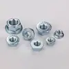 Grado 2 EE. UU.. tuerca dentada de brida hexagonal/pulgada tuerca dentada de brida hexagonal 6-32 -- 3/4-10