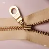 Tiradores de cremallera Ykk, Artículos de cuero hechos a mano Accesorios para manualidades, Cabezales de cremallera de metal multicolor para bolsos y chaquetas, Talla 5 y Talla 3