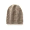Gorro 100% Cachemir, Gorro para el Frío, Gorro Baotou, Estilo Cálido Otoño e Invierno para Pareja, Gorro de Punto de Pelo Puro de Cachemir para Hombre y Mujer