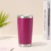 Termo de acero inoxidable 20 oz Taza para coche vacío taza de café frío gran capacidad taza de hielo taza de coche portátil